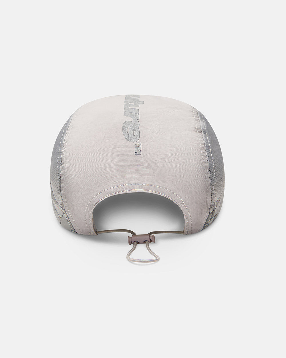 TEK CAP LIGHT GREY - light grey nylon cap, back view - Cold Culture #packshot