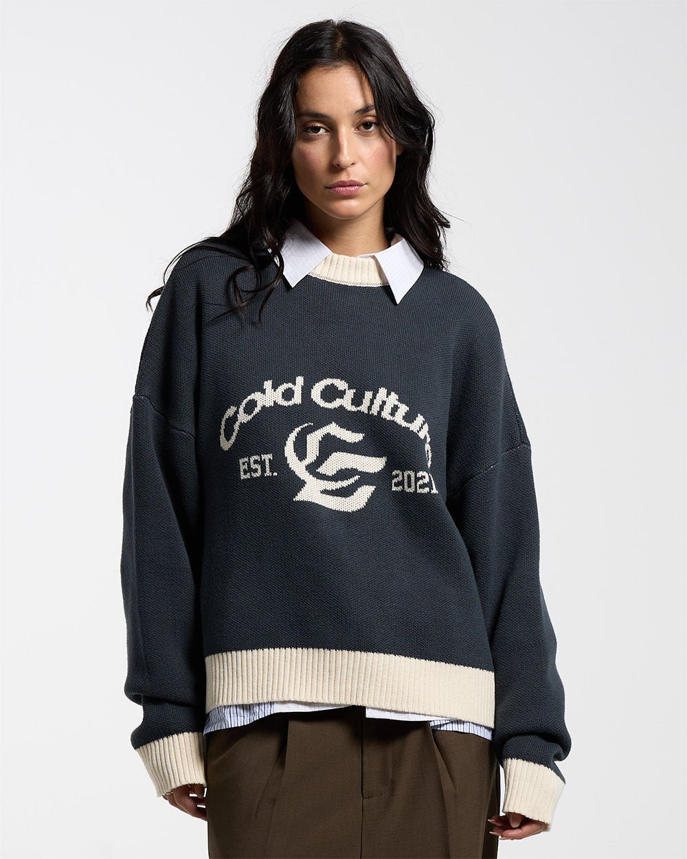 ACADEMY KNITWEAR INDIA INK - COLD CULTURE #woman