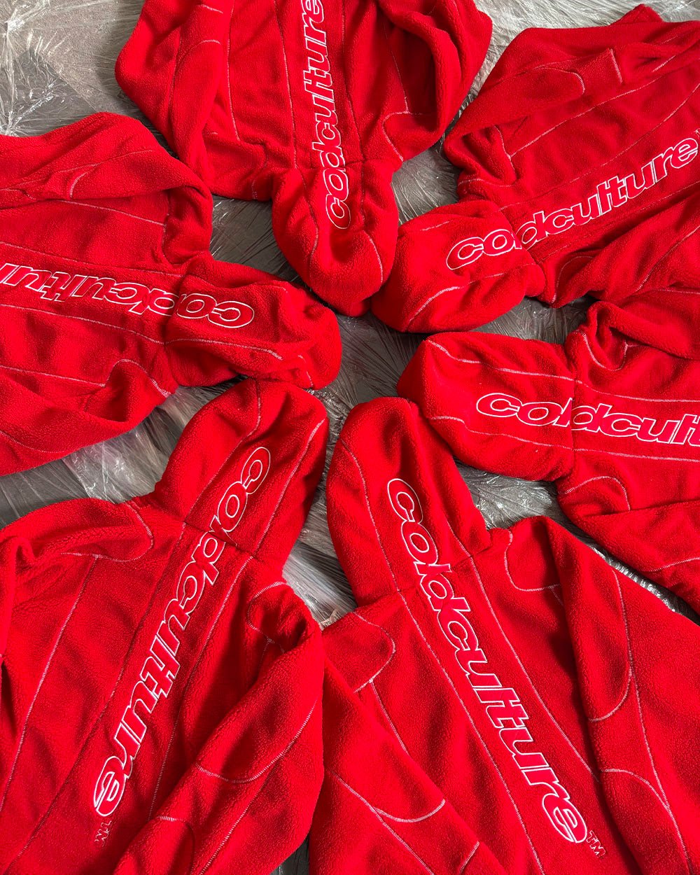 AERO FLEECE RED - Cold Culture