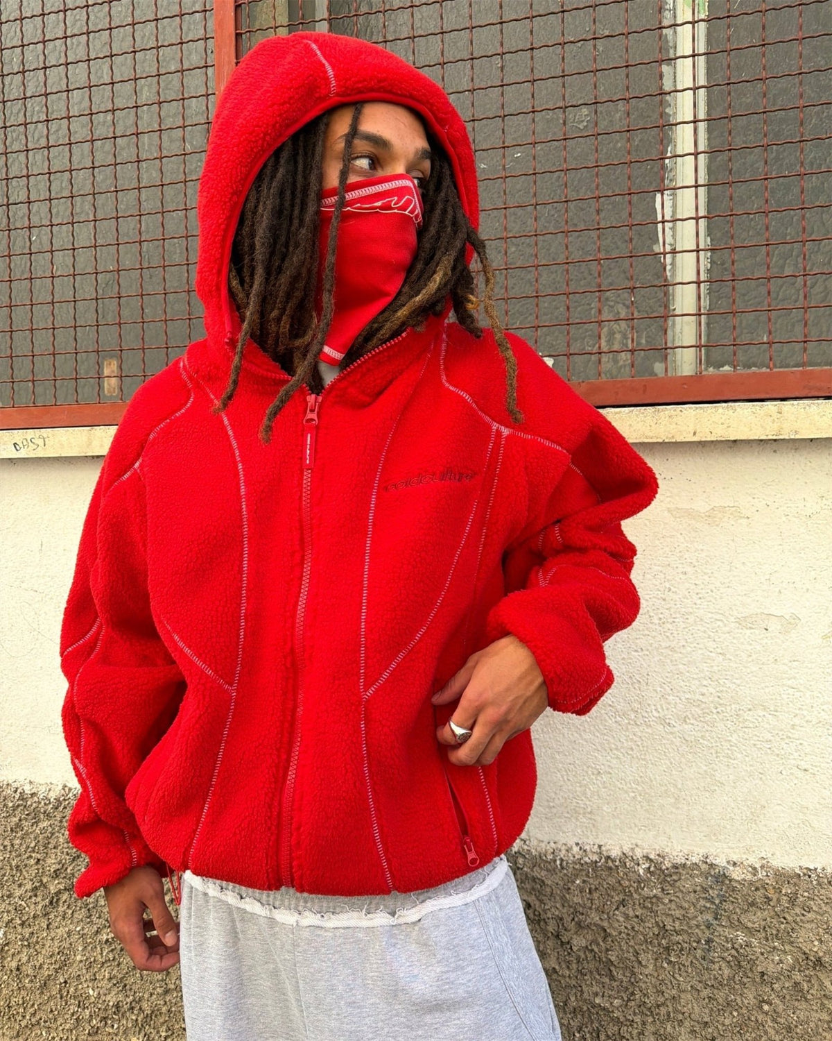 AERO FLEECE RED - Cold Culture