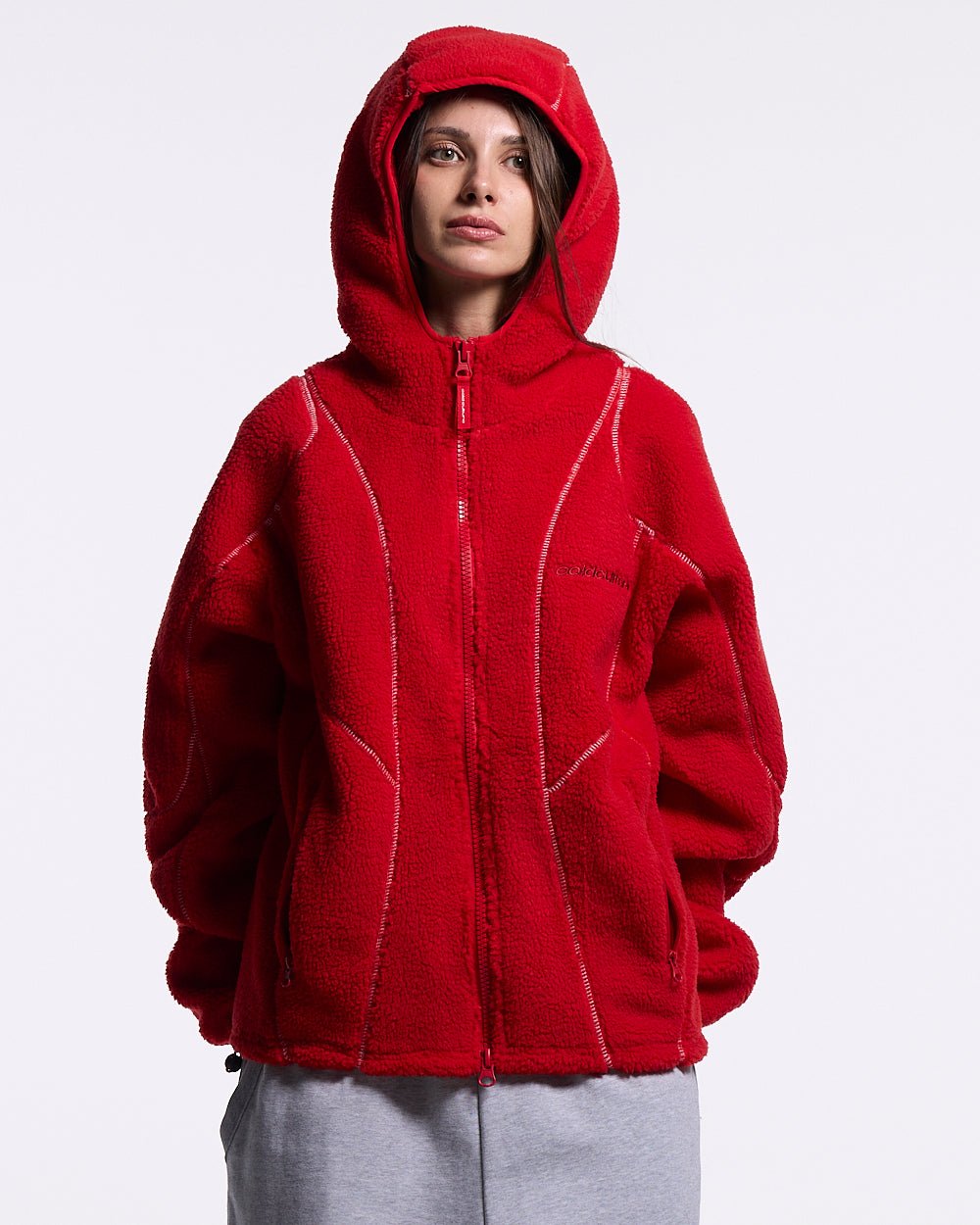 AERO FLEECE RED - Cold Culture #woman