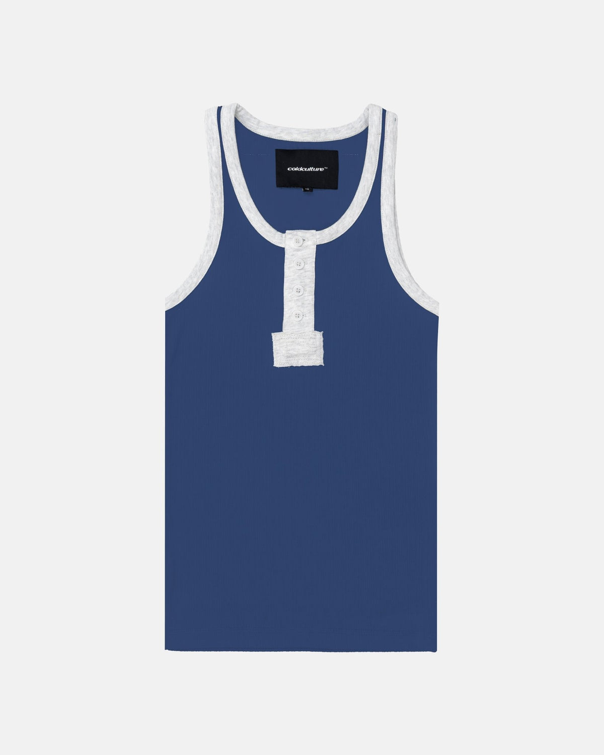 ALWAYS MOVING TANK TOP NAVY - Cold Culture #packshot