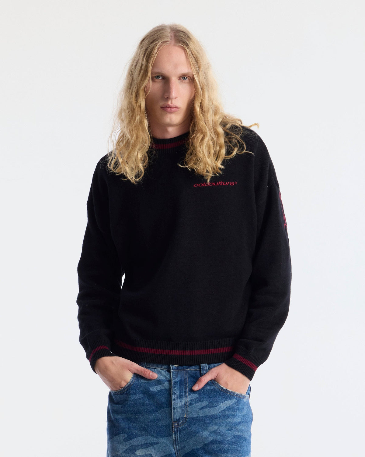ARCHIVE GOTHIC KNIT BLACK - Cold Culture