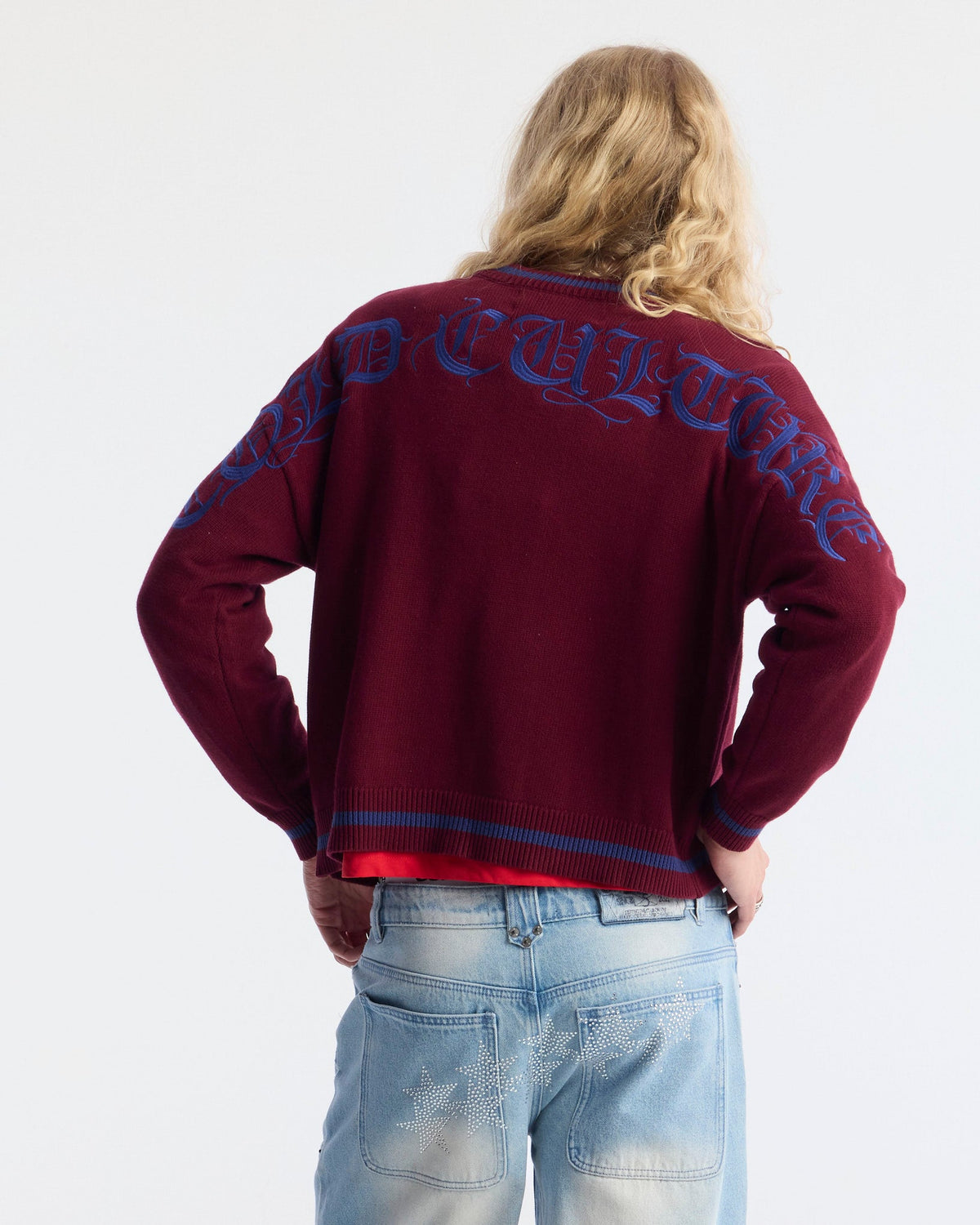 ARCHIVE GOTHIC KNIT RED - Cold Culture