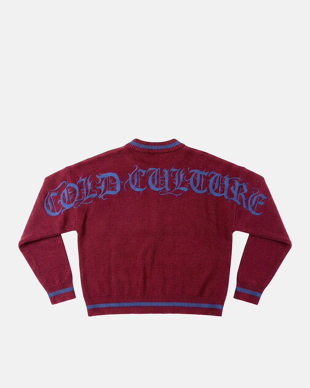 ARCHIVE GOTHIC KNIT RED - Cold Culture