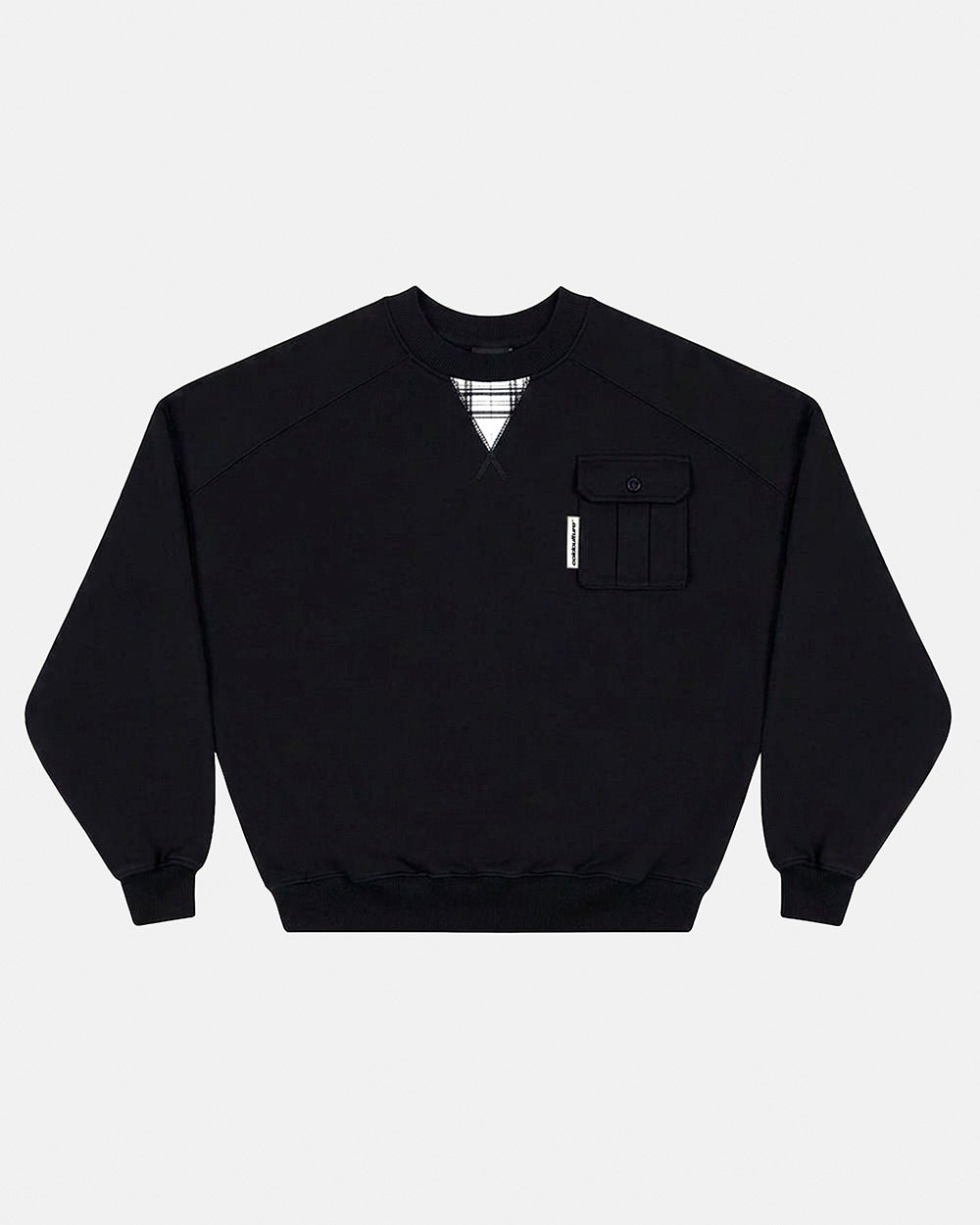 AUTHORITY CREWNECK BLACK - Cold Culture #packshot