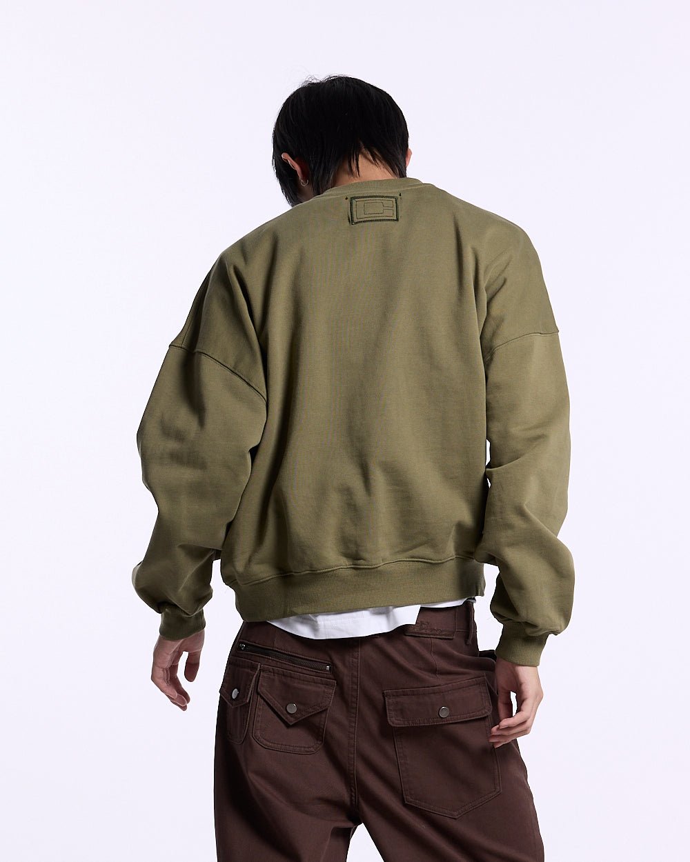 AUTHORITY CREWNECK MILITAR GREEN - Cold Culture #man