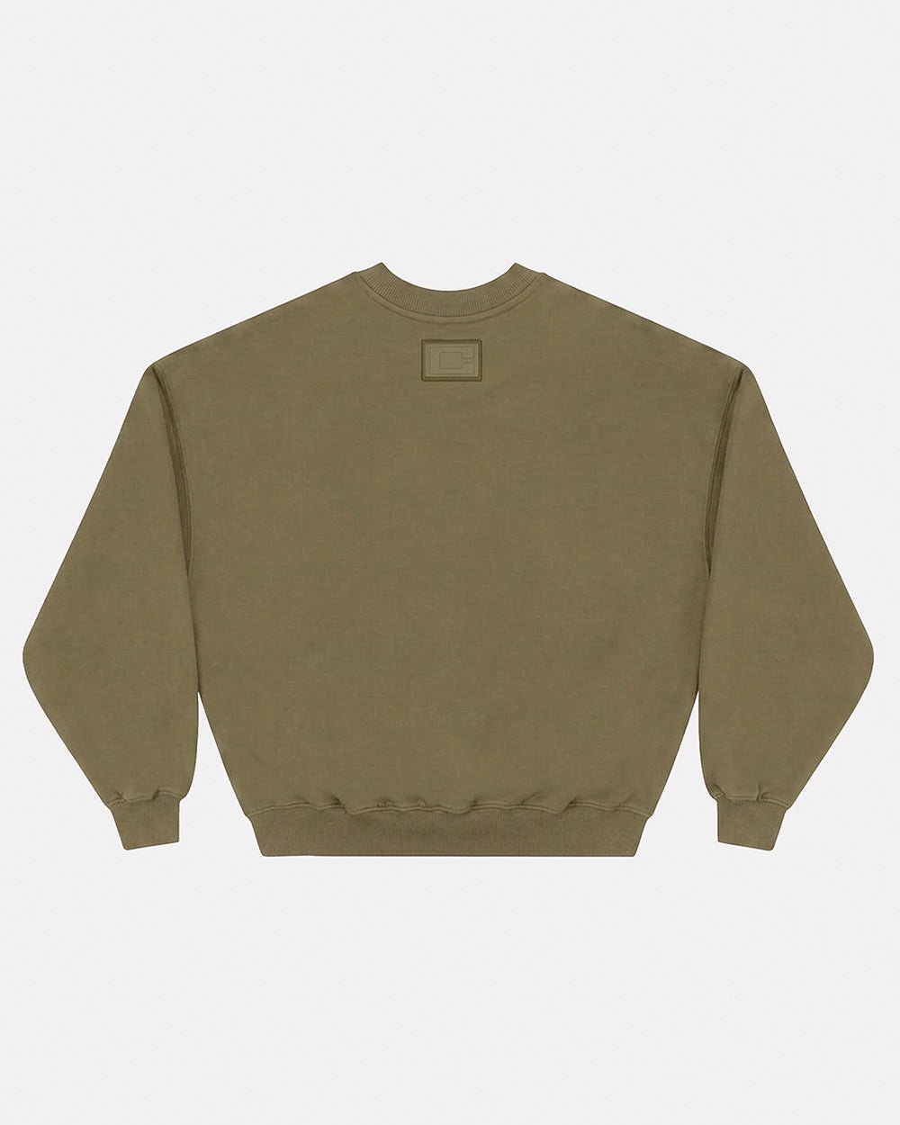 AUTHORITY CREWNECK MILITAR GREEN - Cold Culture #packshot