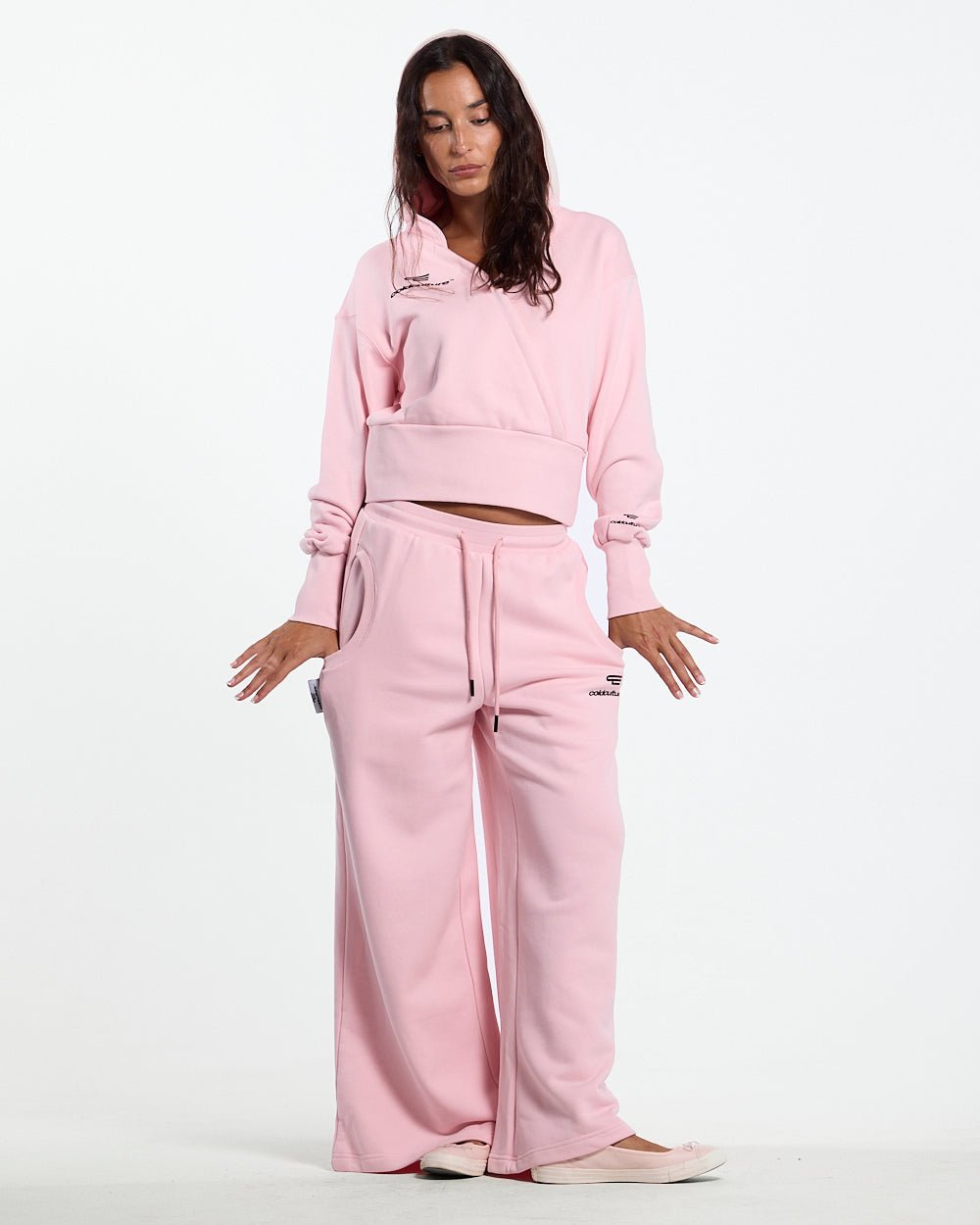 BALLET HOODIE BABY PINK - Cold Culture #woman