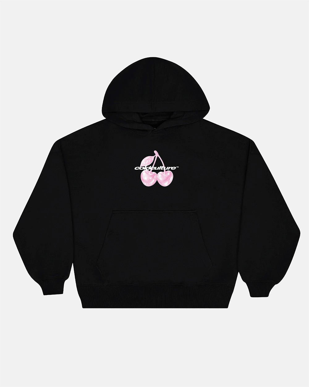 BERRY HOODIE BLACK - Cold Culture #packshot