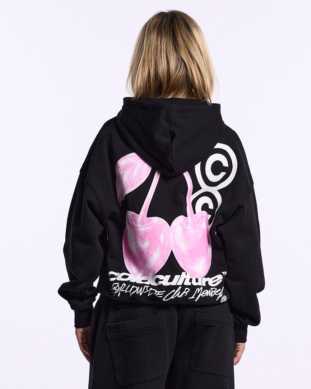 BERRY HOODIE BLACK - Cold Culture #woman
