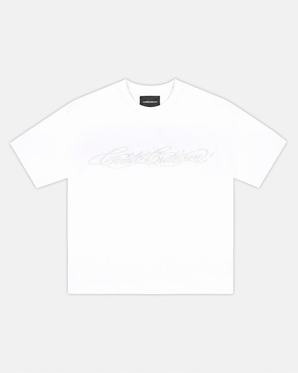 BLING REGULAR TEE WHITE - Cold Culture #packshot
