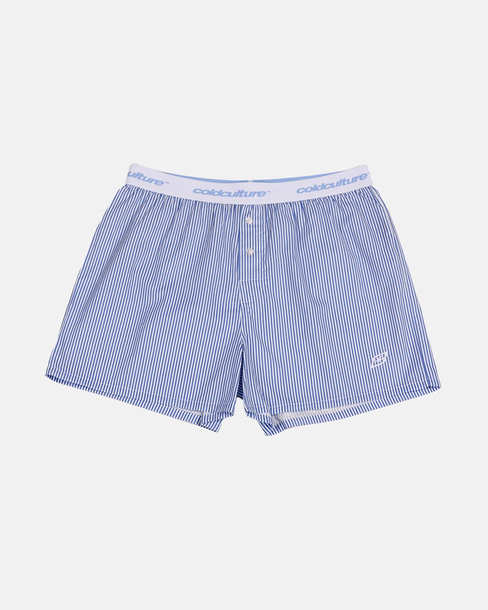 BOXERS STRIPED PACK PINK/BLUE STRIPES - pink and blue striped boxers pack, front view - Cold Culture #packshot