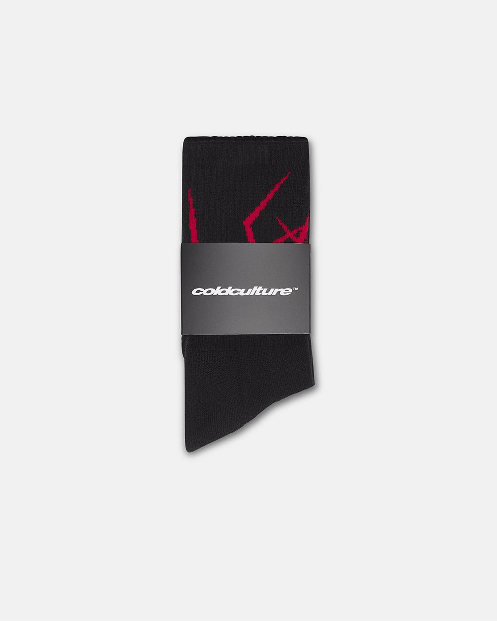 BRAMBLES SOCKS BLACK & RED - Cold Culture #packshot