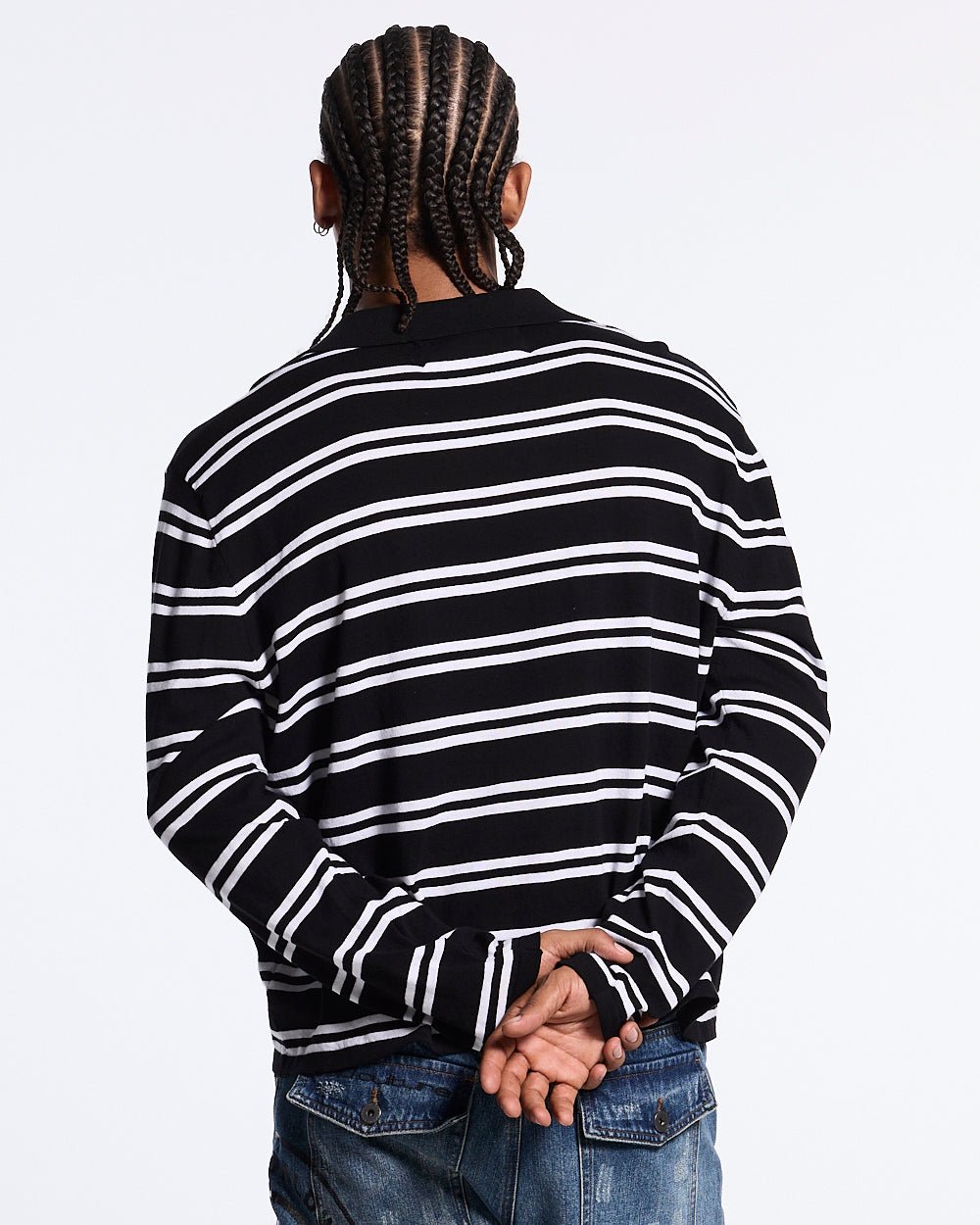 BREAKOUT KNIT POLO BLACK - Cold Culture #man