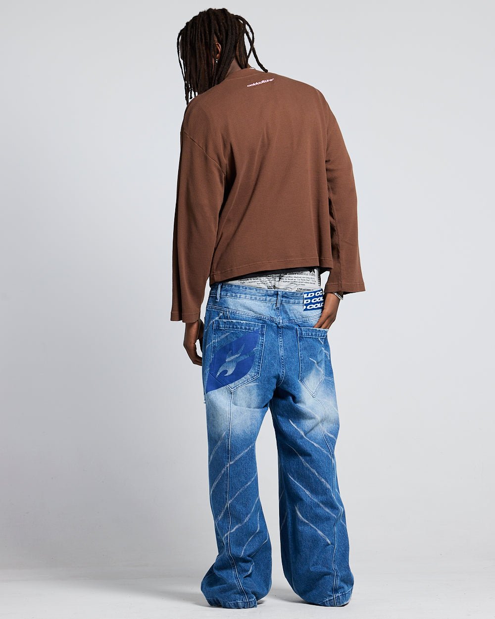 BURNT ICONS LONGSLEEVE OFF BROWN - Cold Culture #man