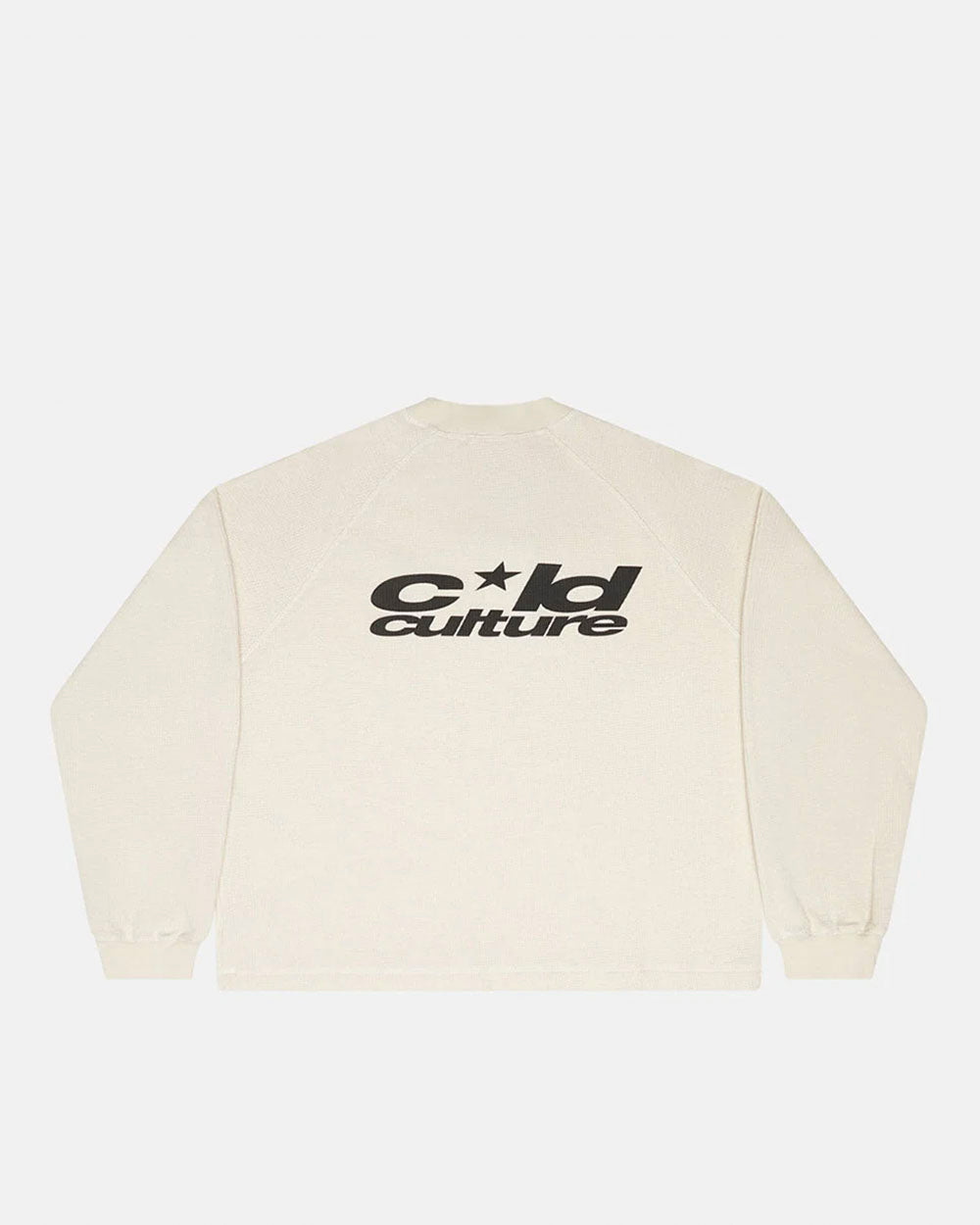 CAMO THERMAL LONGSLEEVE TEE WHITE - COLD CULTURE #packshot