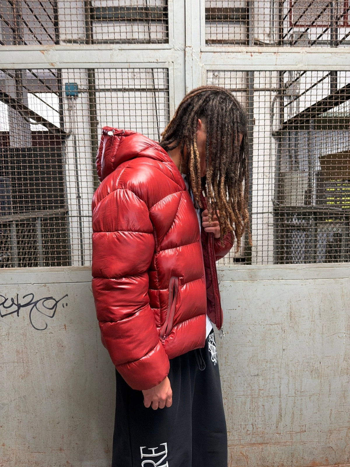 CLOUD ARMOR PUFFER BURGUNDY - Cold Culture