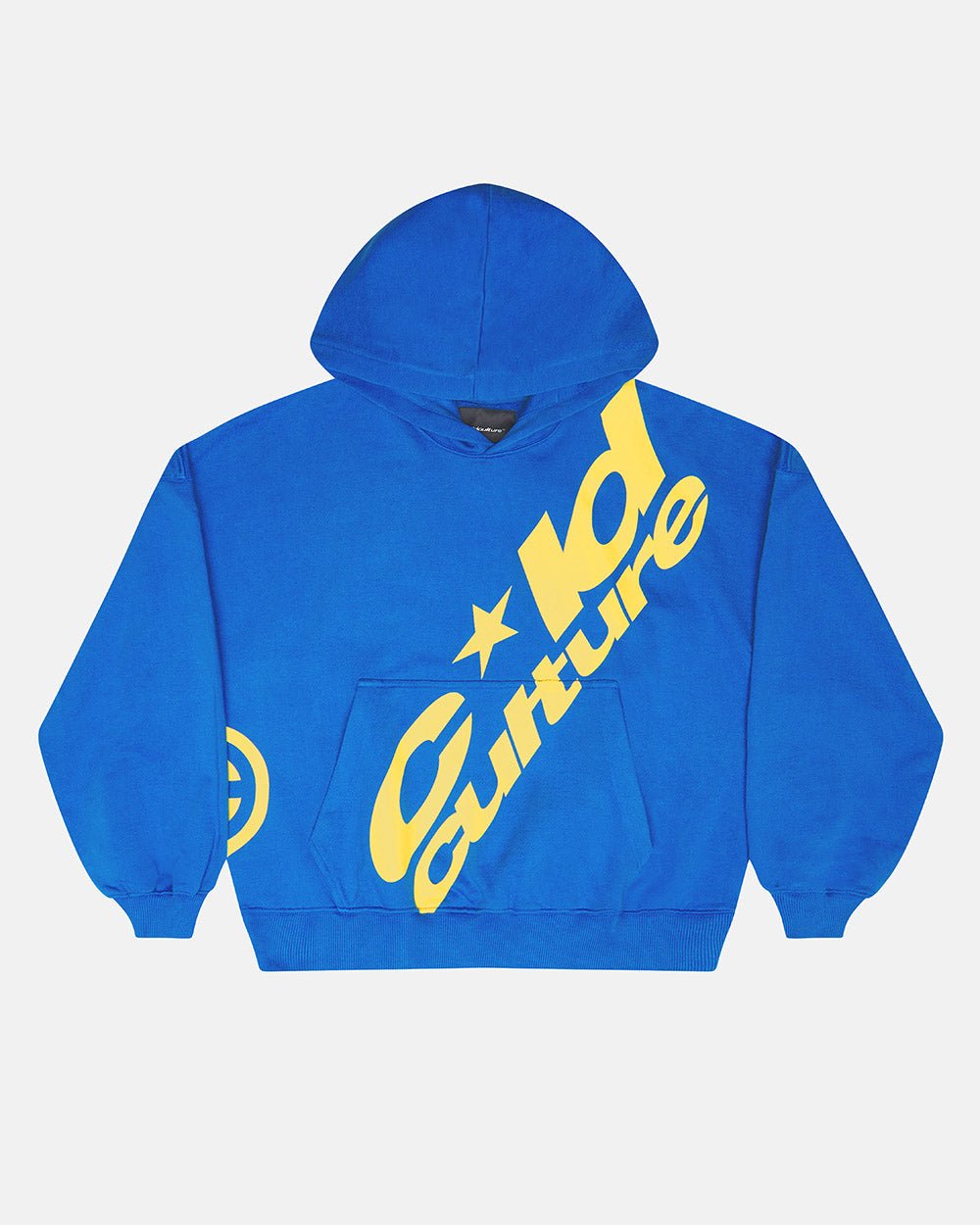 CLUB HOODIE BLUE & YELLOW - Cold Culture #packshot