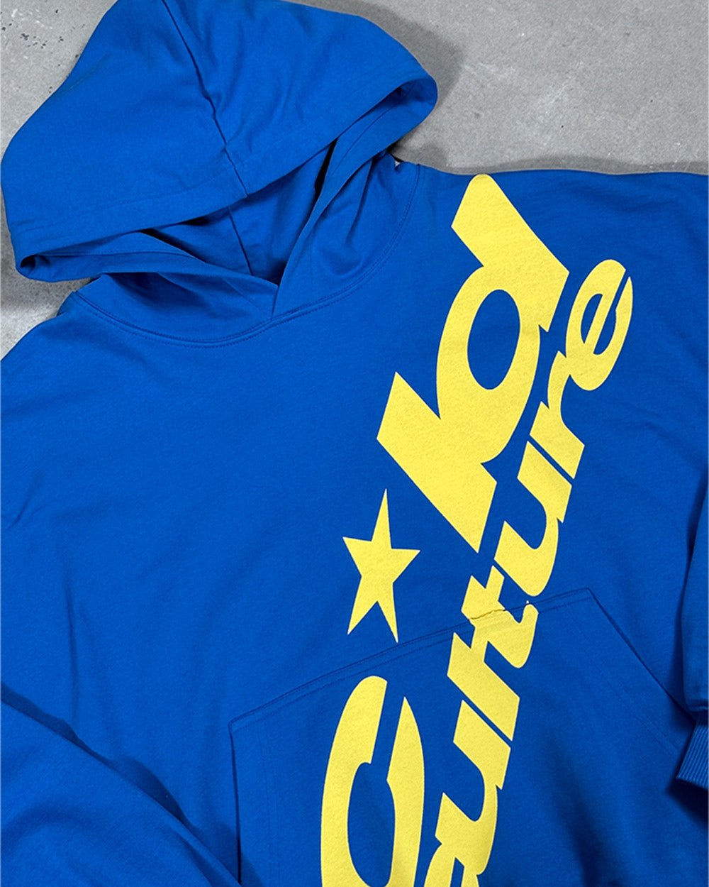 CLUB HOODIE BLUE & YELLOW - Cold Culture