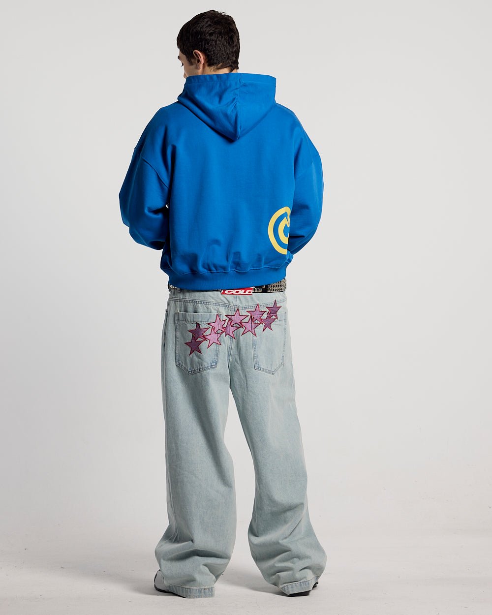 CLUB HOODIE BLUE & YELLOW - Cold Culture