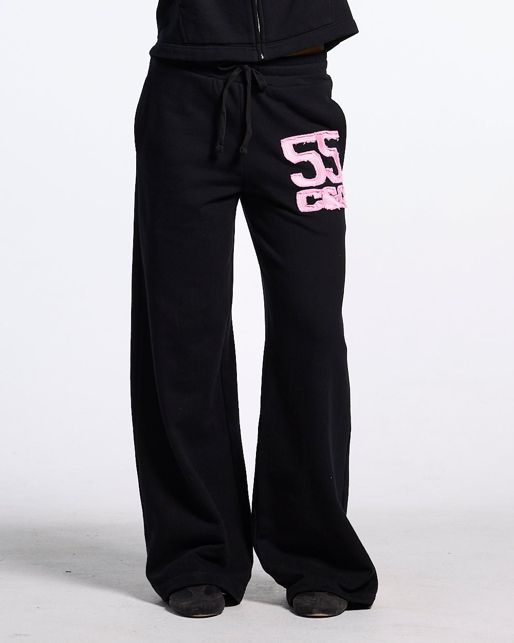 COLLEGE 55 SWEATPANTS BLACK - Cold Culture #woman