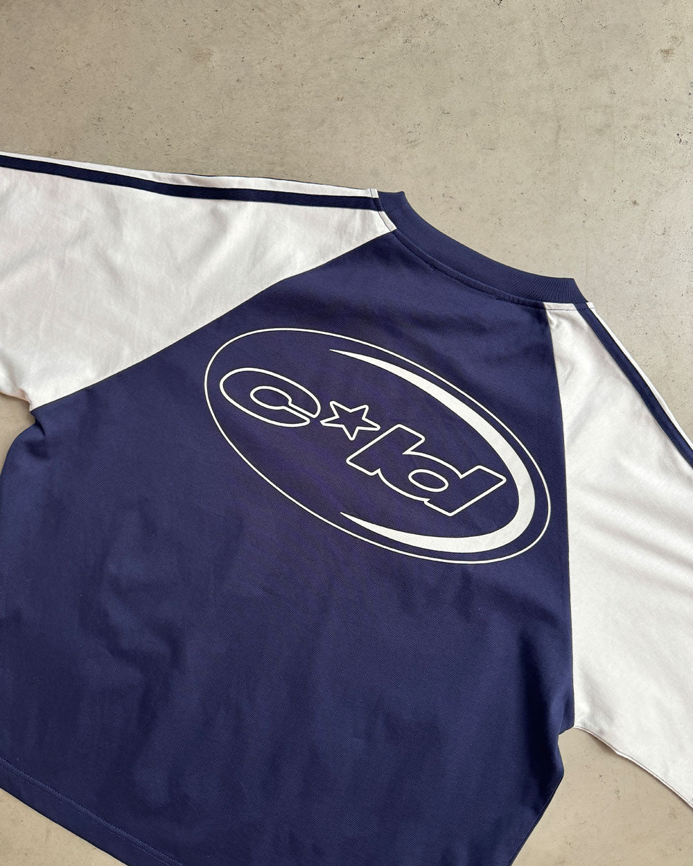 COMBO TEE NAVY - Cold Culture