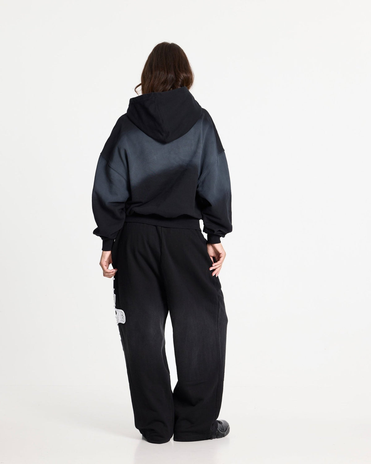 CROSSED HOODIE BLACK - Cold Culture