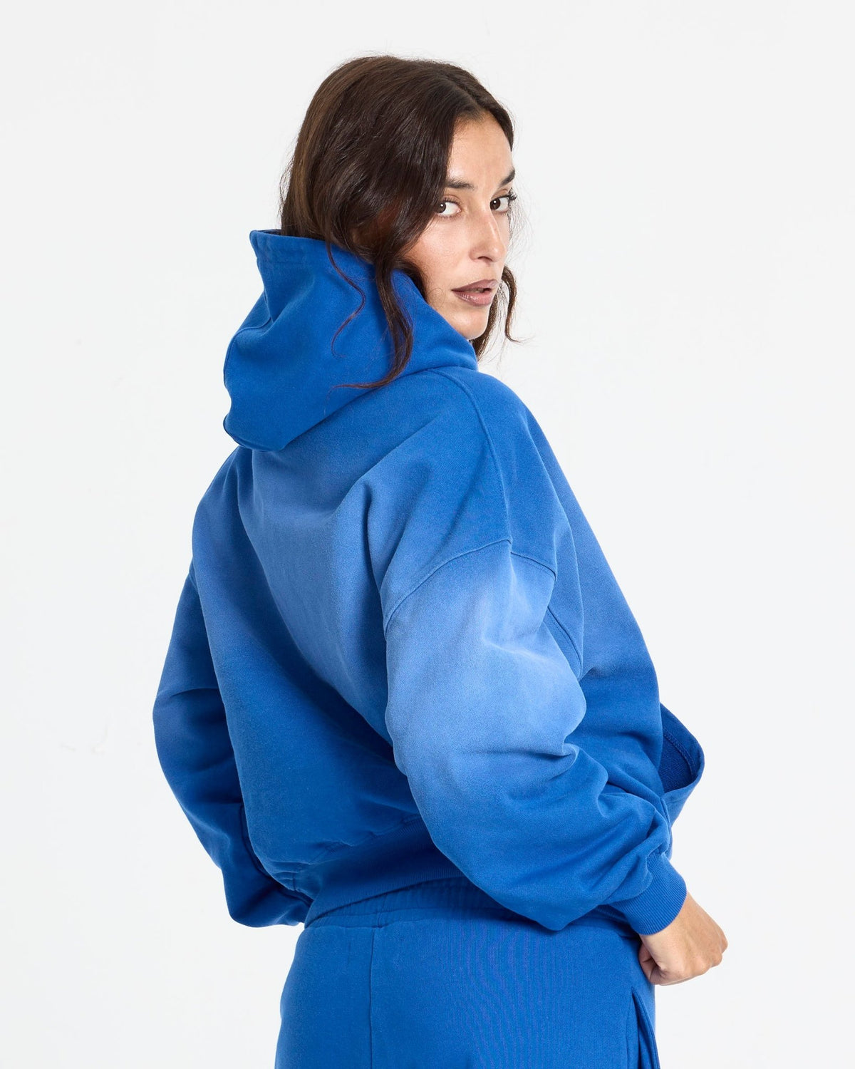 CROSSED HOODIE BLUE - Cold Culture