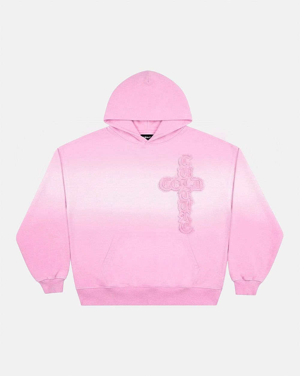 CROSSED HOODIE PINK - Cold Culture