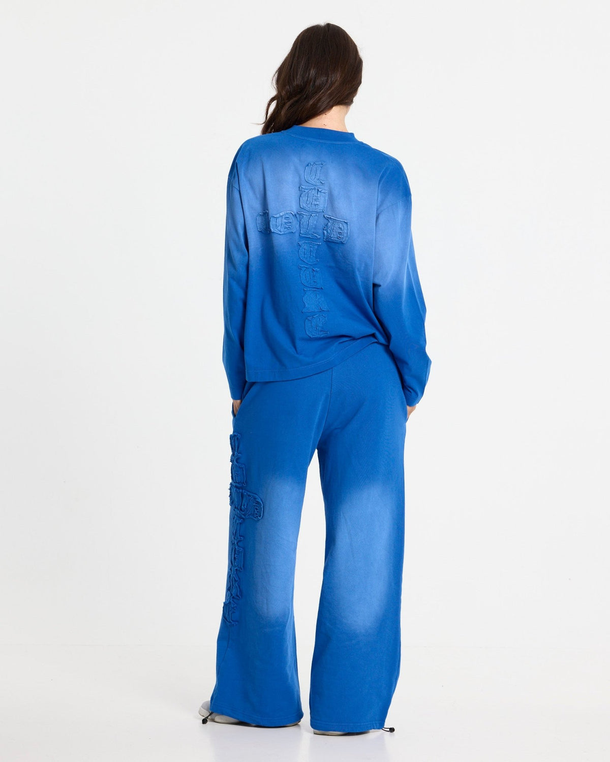 CROSSED LONGSLEEVE BLUE - Cold Culture