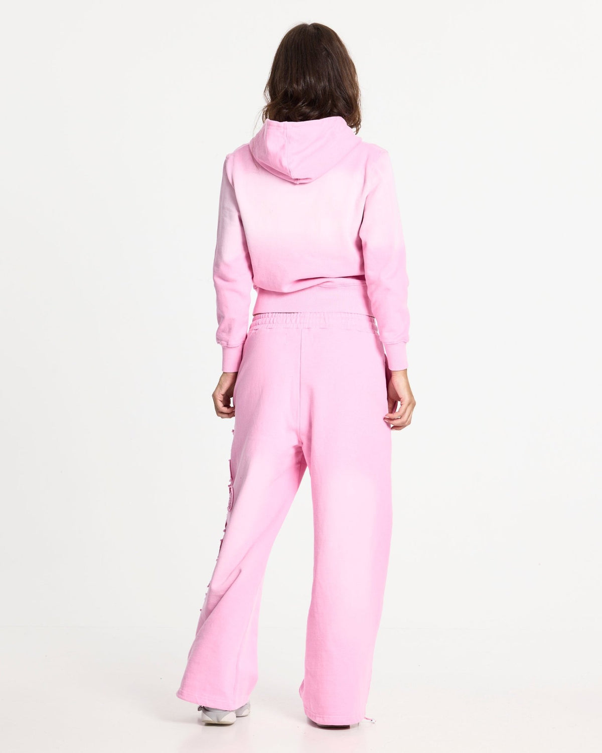 CROSSED SWEATPANTS PINK - Cold Culture