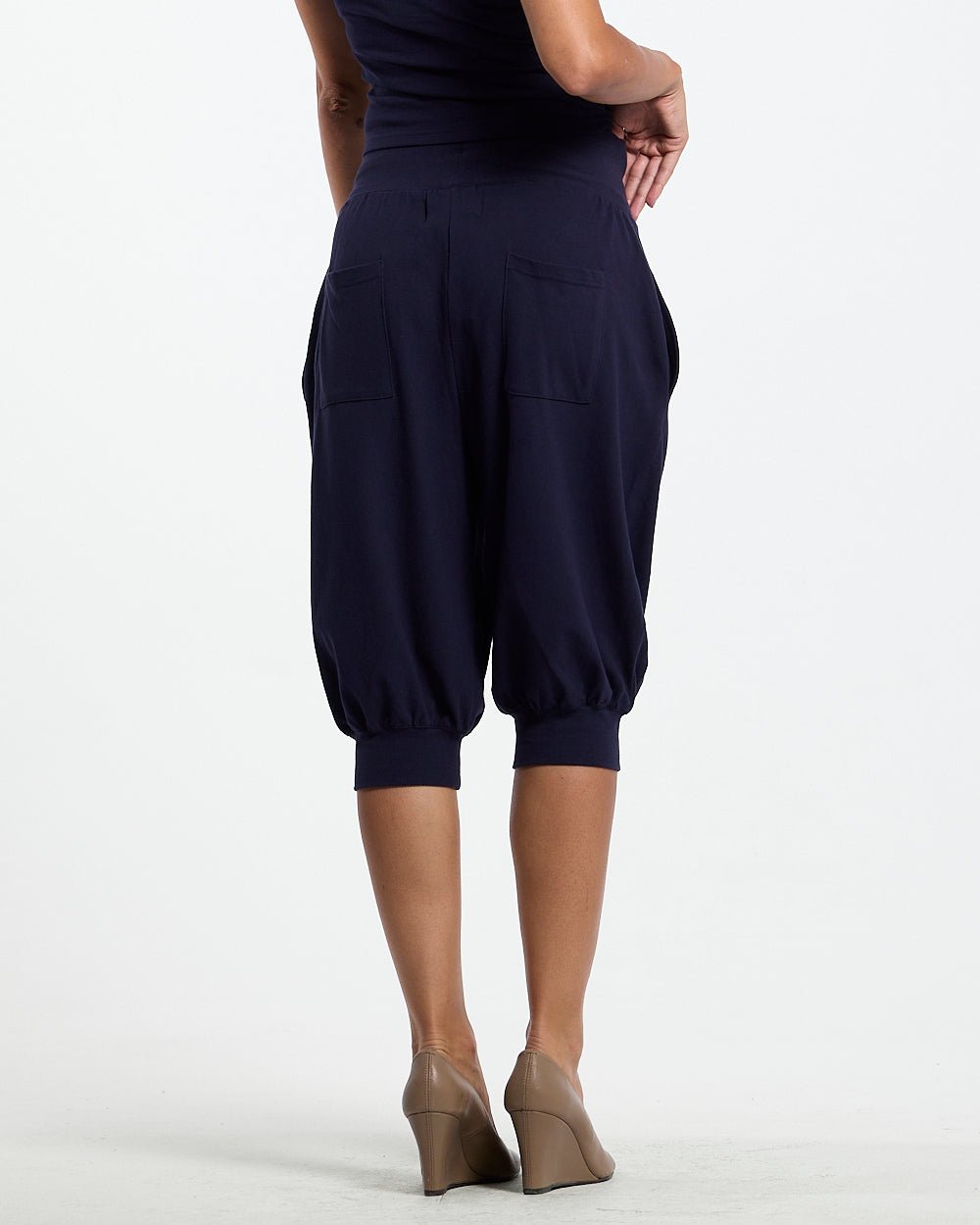 CROSSED SWEATPANTS WOMAN NAVY - Cold Culture #woman