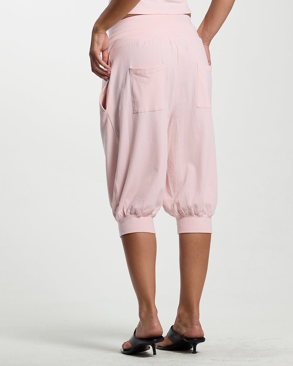 CROSSED SWEATPANTS WOMAN PINK - Cold Culture #woman