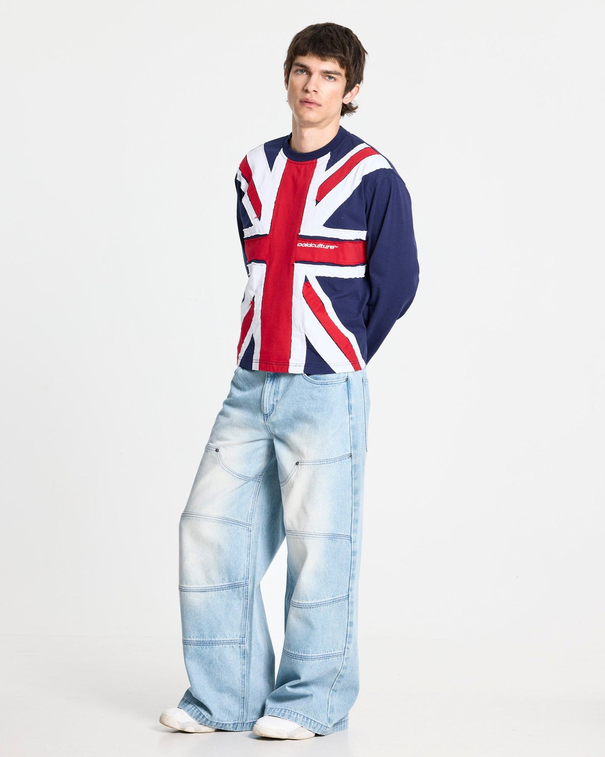 CROWN LONGSLEEVE BLUE - Cold Culture