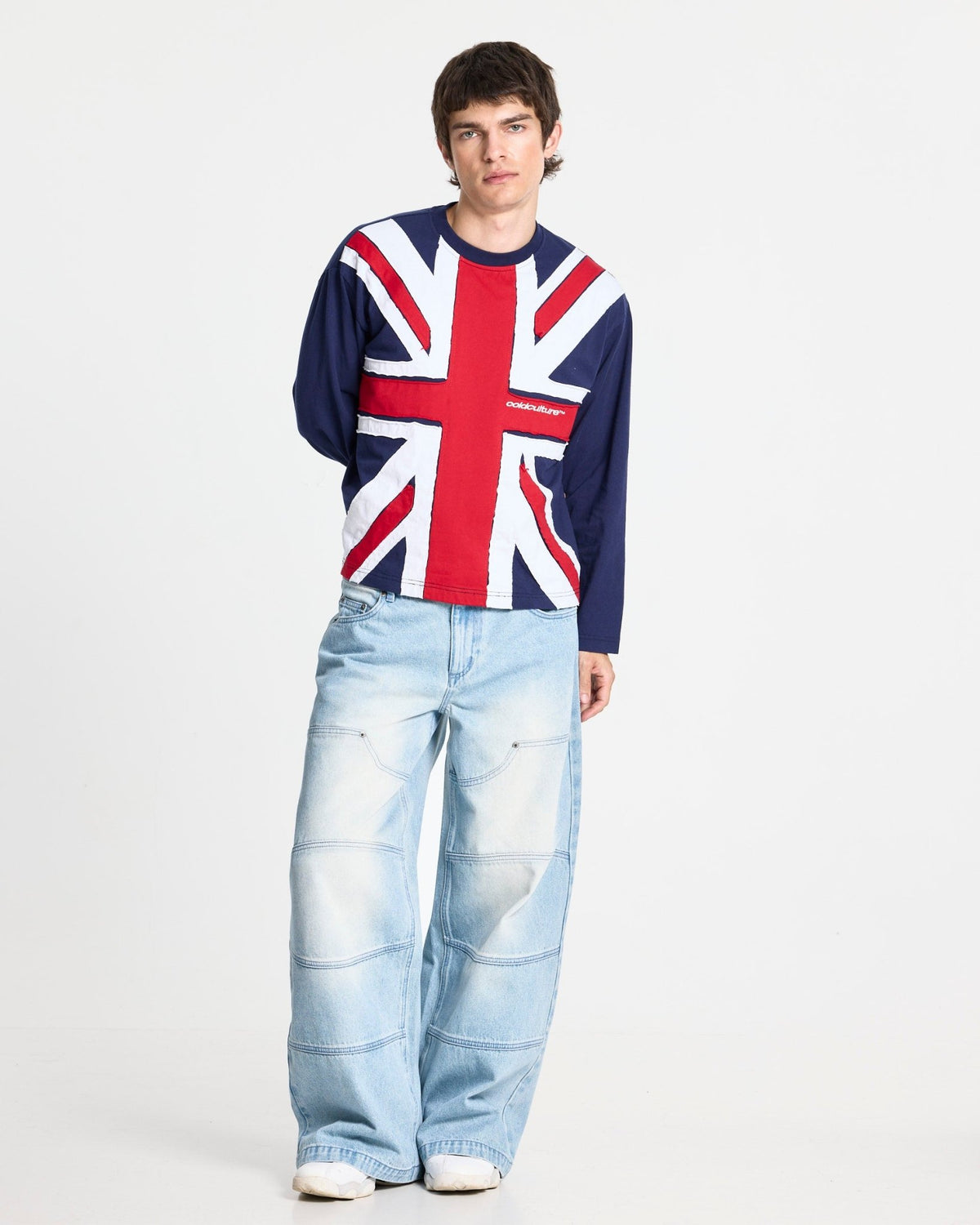 CROWN LONGSLEEVE BLUE - Cold Culture