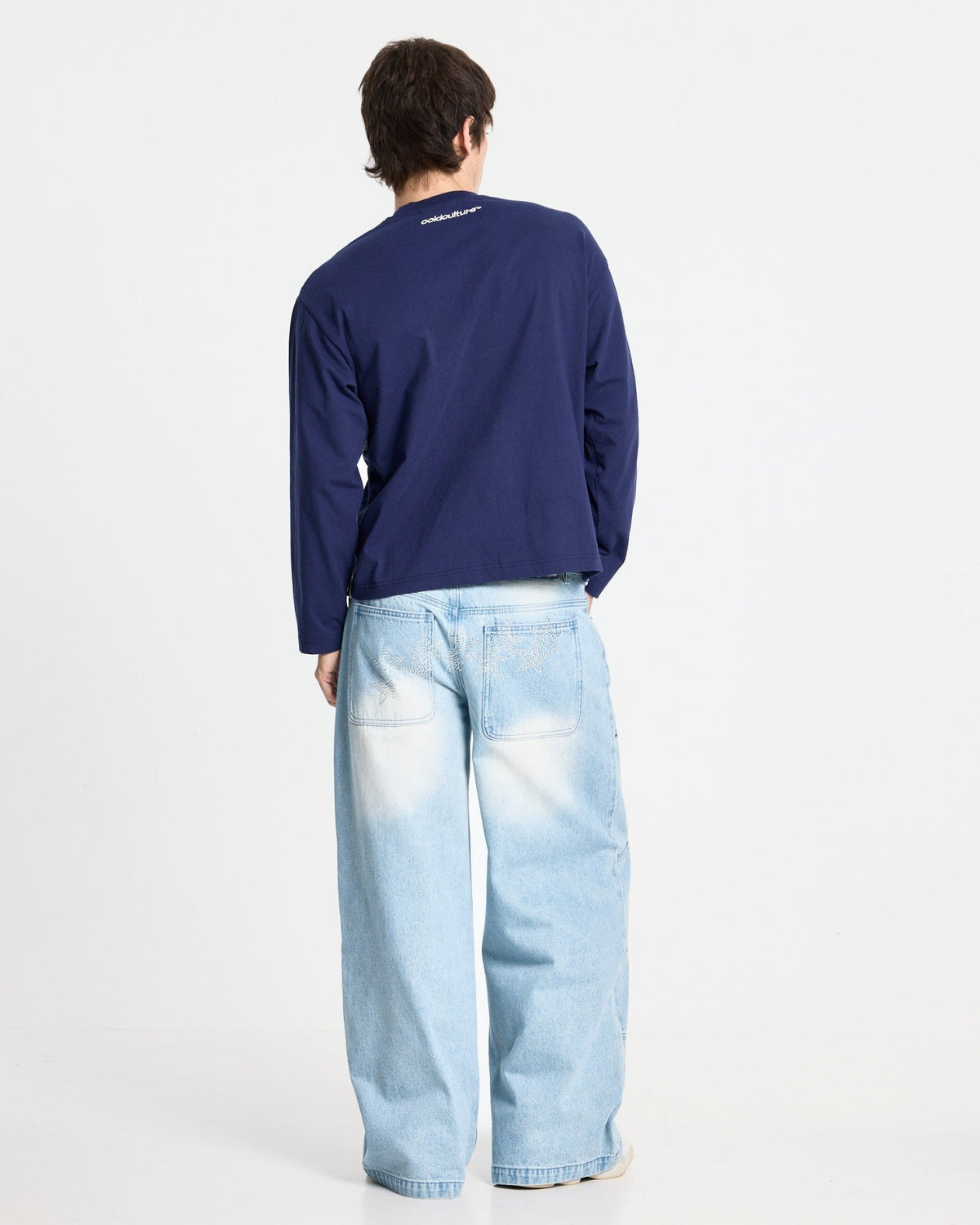 CROWN LONGSLEEVE BLUE - Cold Culture