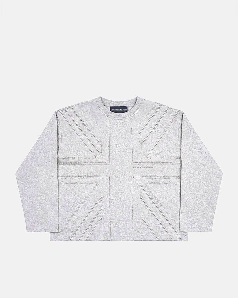 CROWN LONGSLEEVE HEATHER GREY - Cold Culture