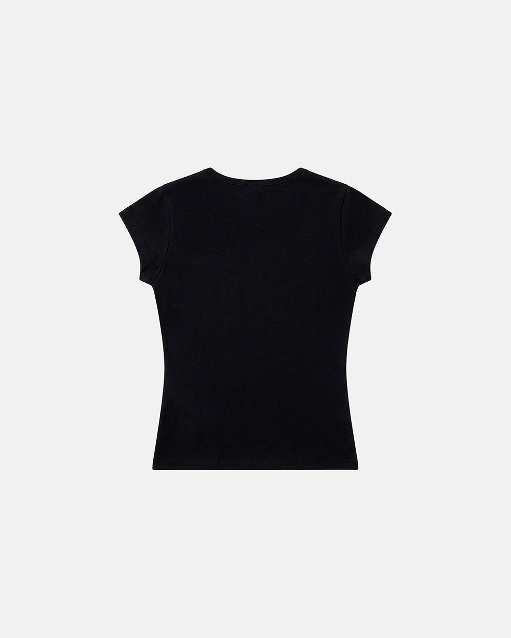 CRYSTAL BABY TEE BLACK - Cold Culture #packshot