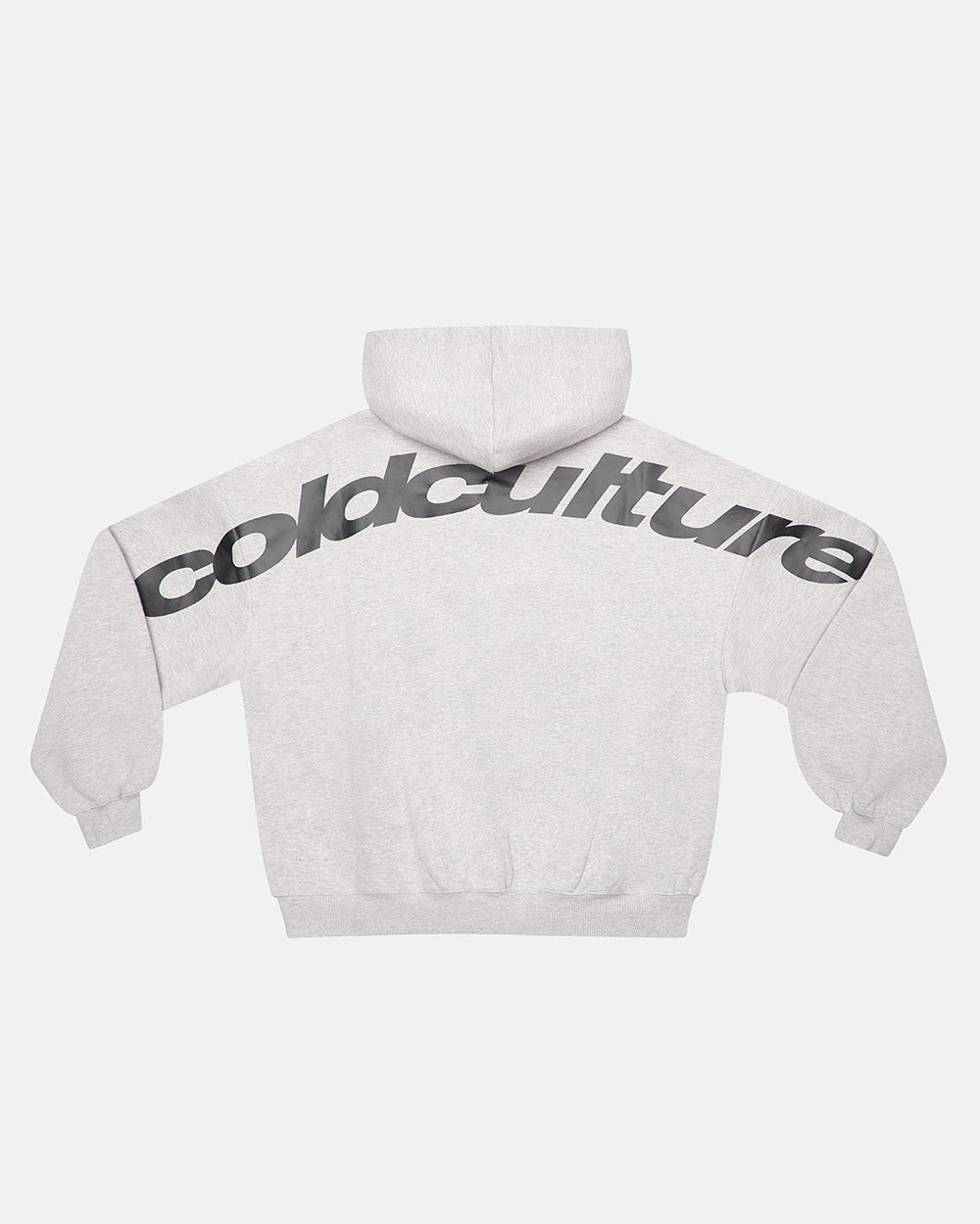 CURVED HOODIE GREY VIGORÉ - Cold Culture #packshot