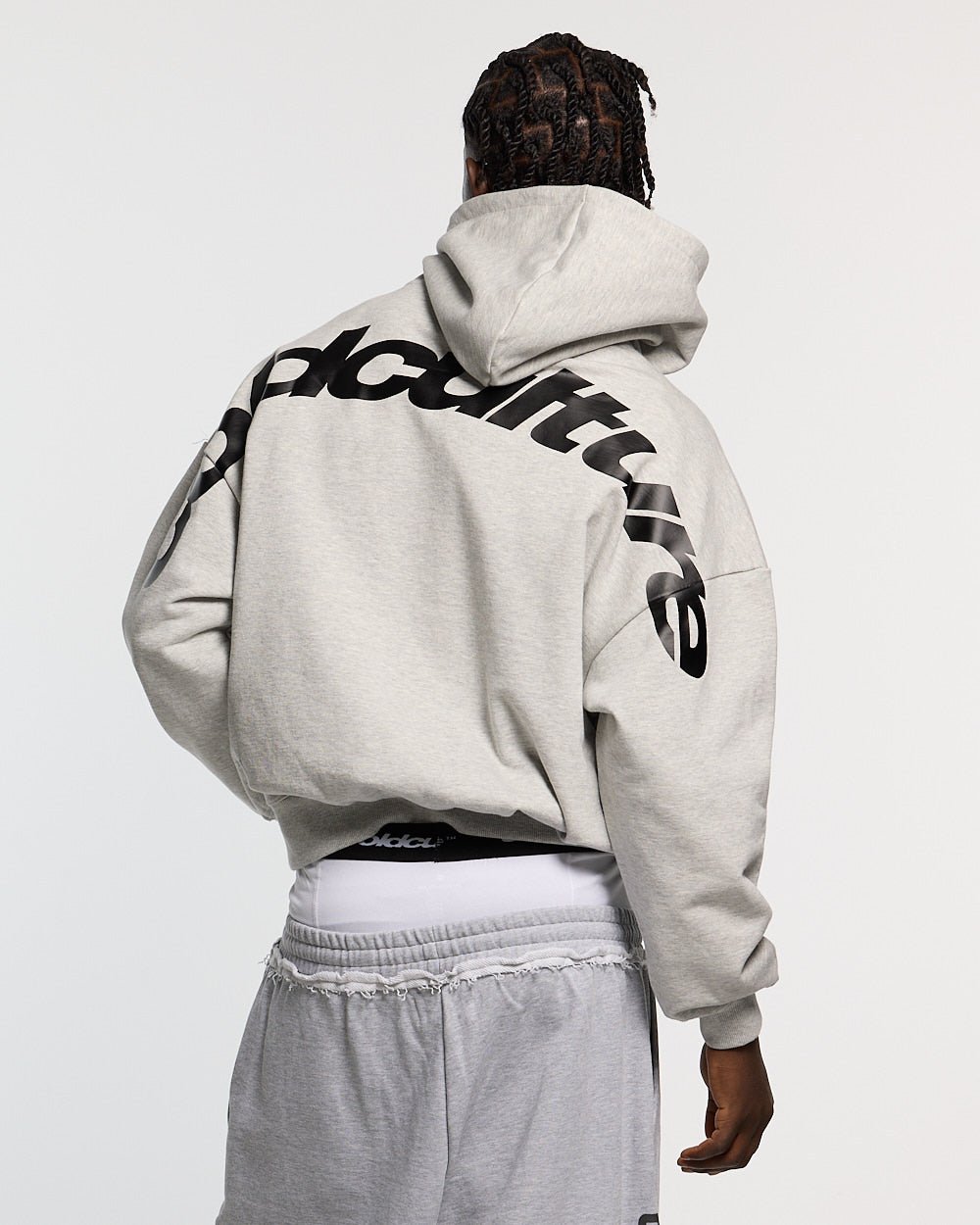 CURVED HOODIE GREY VIGORÉ - Cold Culture