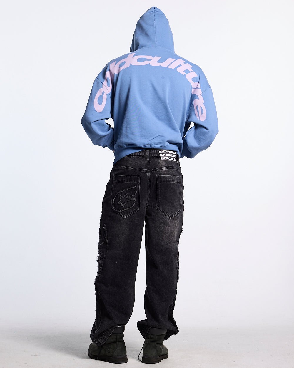 CURVED HOODIE NEW BLUE - Cold Culture #man