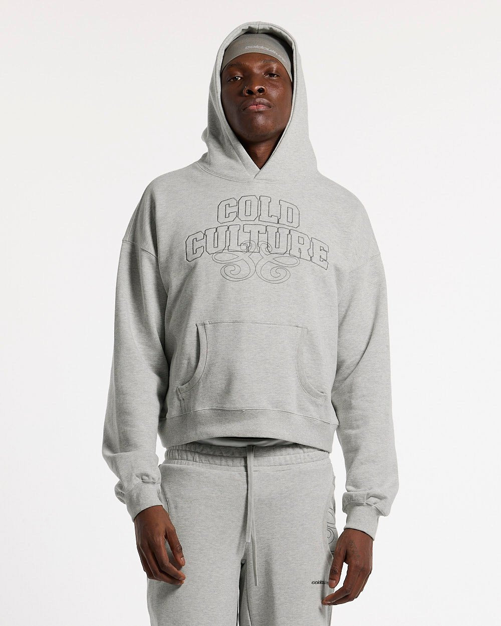 DAILY DRIFT HOODIE GREY VIGORÉ - Cold Culture #man