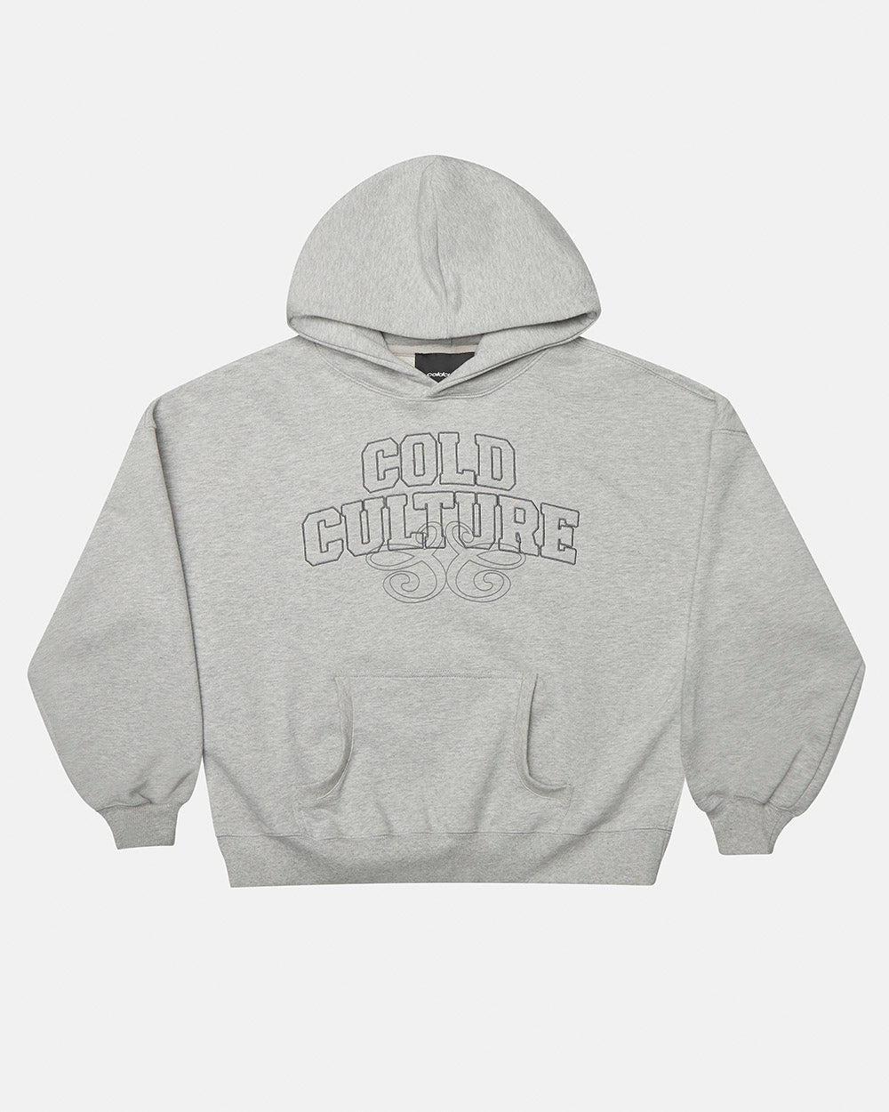 DAILY DRIFT HOODIE GREY VIGORÉ - Cold Culture #packshot