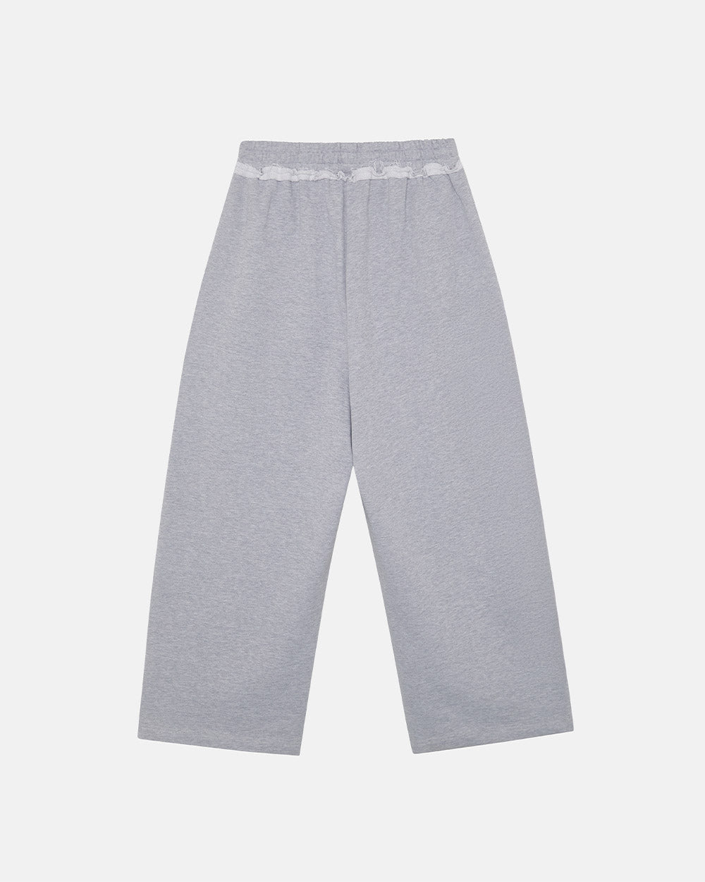 DAILY SET SWEATPANT GREY MELANGE - grey melange sweatpants, back view - Cold Culture #packshot