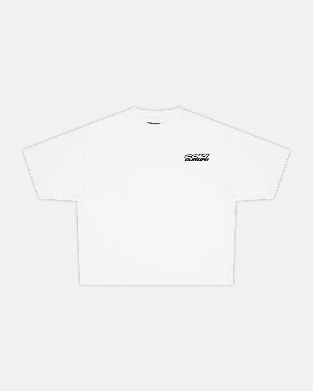 DEAD SWEET TEE WHITE - white graphic print tee, front view - Cold Culture #packshot