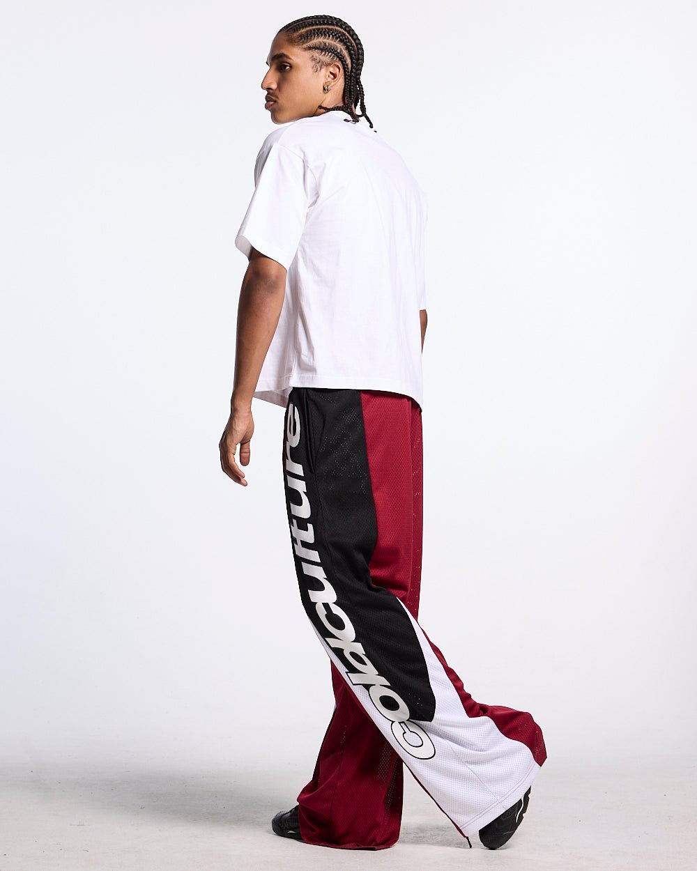 DECALS PANTS BURGUNDY - Cold Culture #man