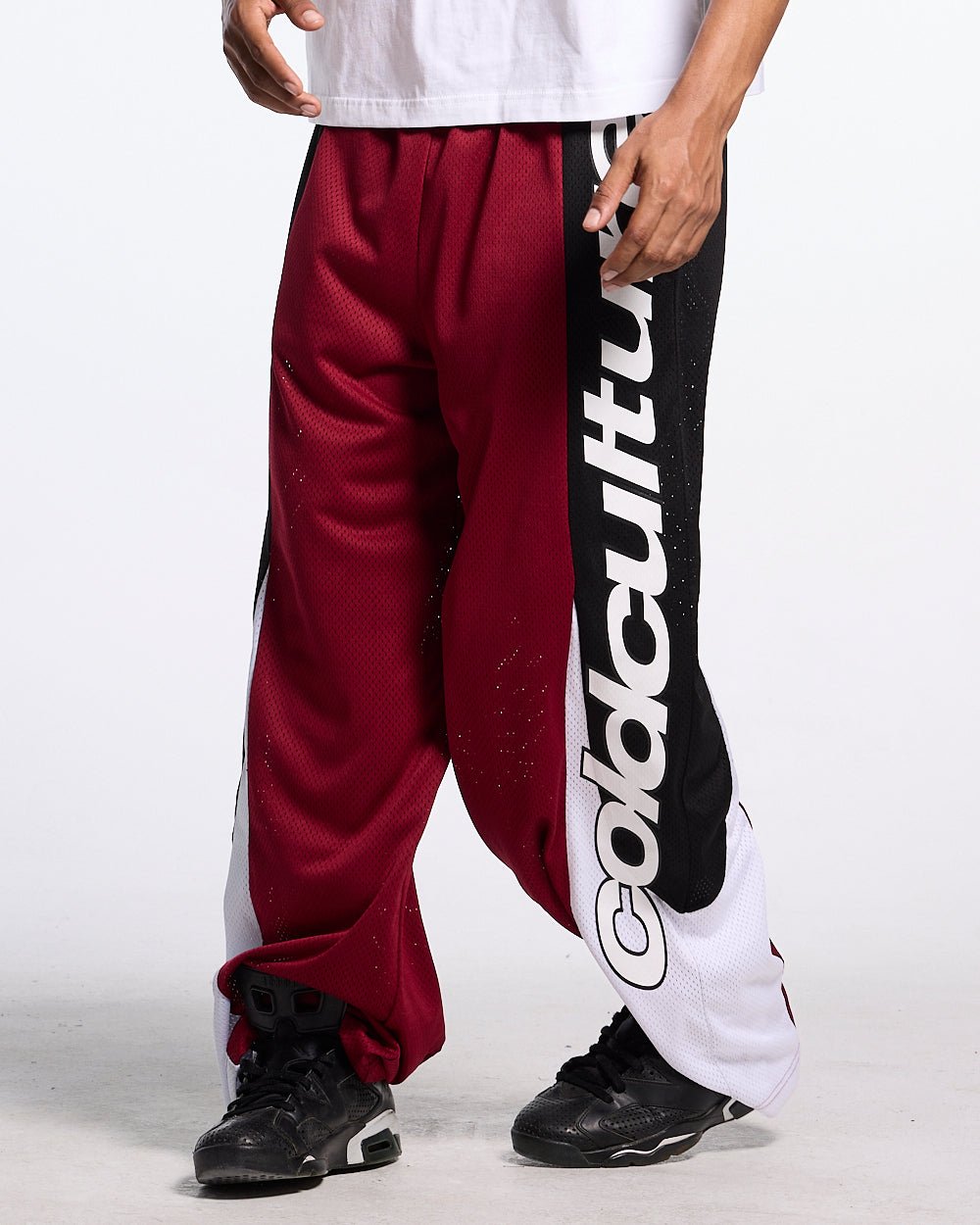 DECALS PANTS BURGUNDY - Cold Culture