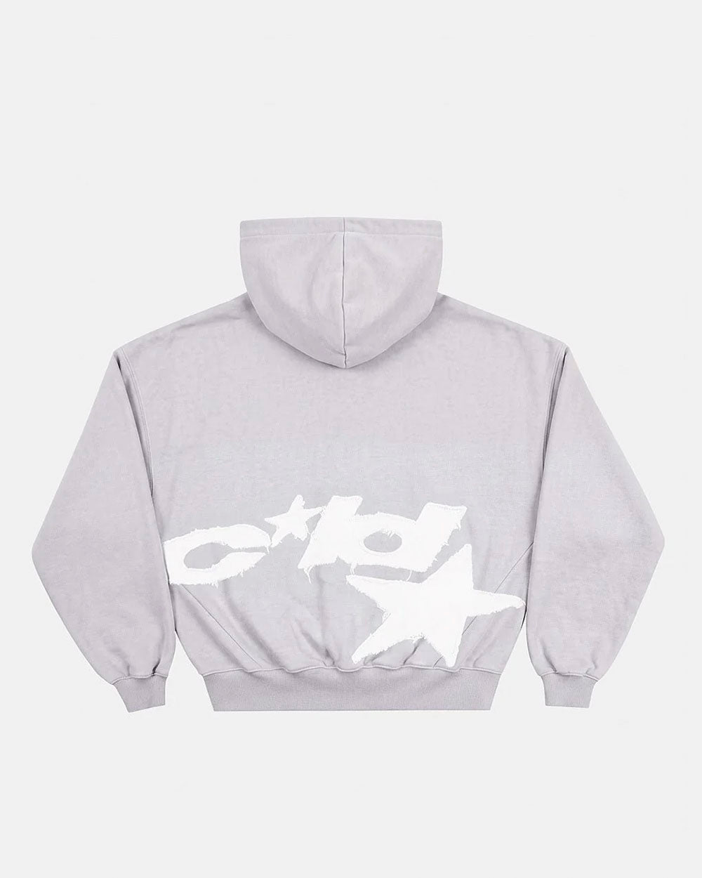 DISTRESSED DEFENSE HOODIE HEATHER GREY - Cold Culture #packshot