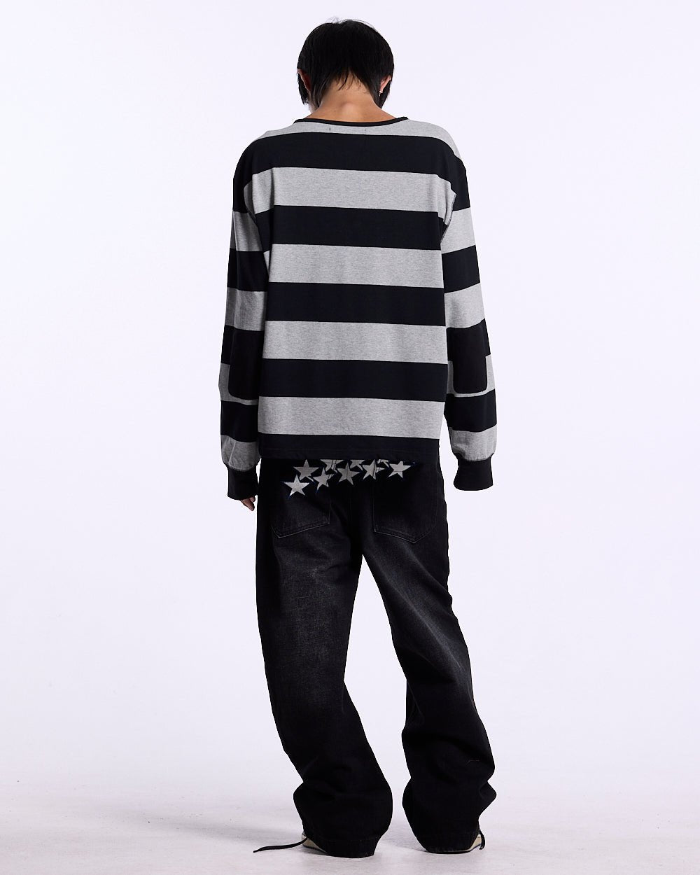 DOCKSIDE TEE GREY STRIPES - Cold Culture #man